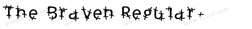 The Braven Regular字体转换